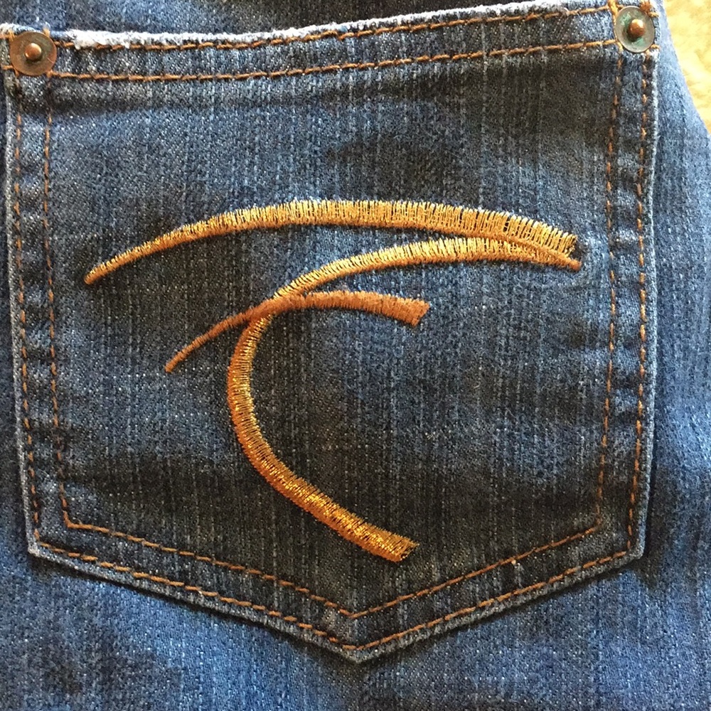 Gold Pocket Frankie B Low Rise Size 4 Jeans